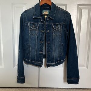 Abercrombie & Fitch Denim Jacket with Button Closure